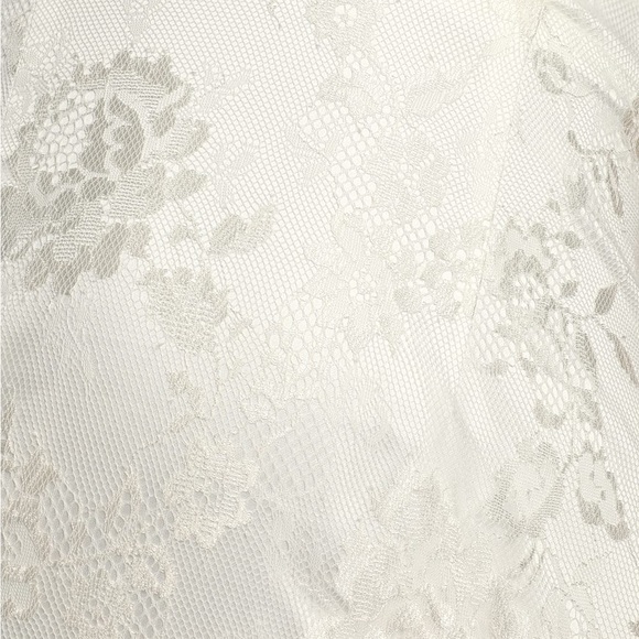 LULU’S Made for Forever White Lace Mermaid Maxi Dress S - Picture 4 of 10